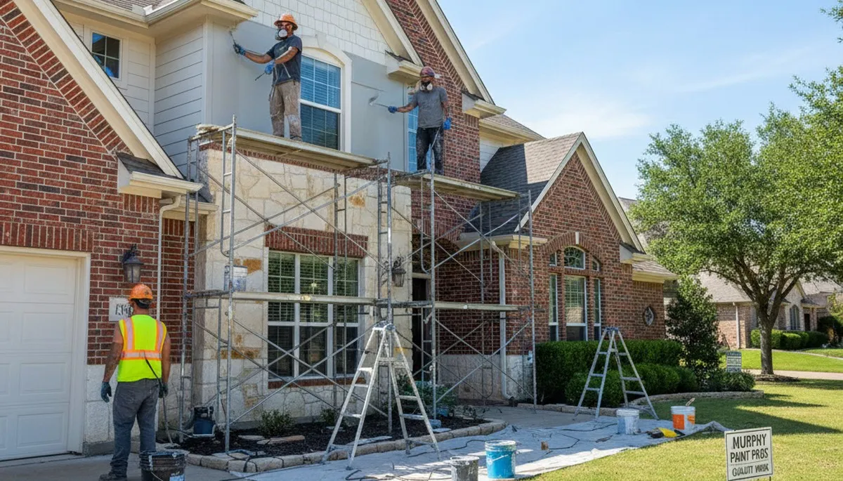 Allen, TX painting contractor serving residential and commercial interior and exterior painting projects